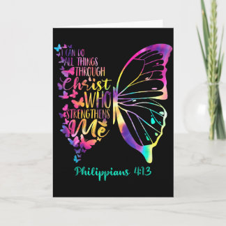 Cartão Pode Fazer Todas as Coisas Através de Cristo Que M