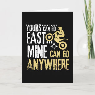 Cartão Pode Ir A Qualquer Lugar Para Tentar Bicicleta