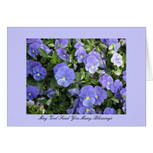 Cartão Pode o deus enviar-lhe muitas bênçãos