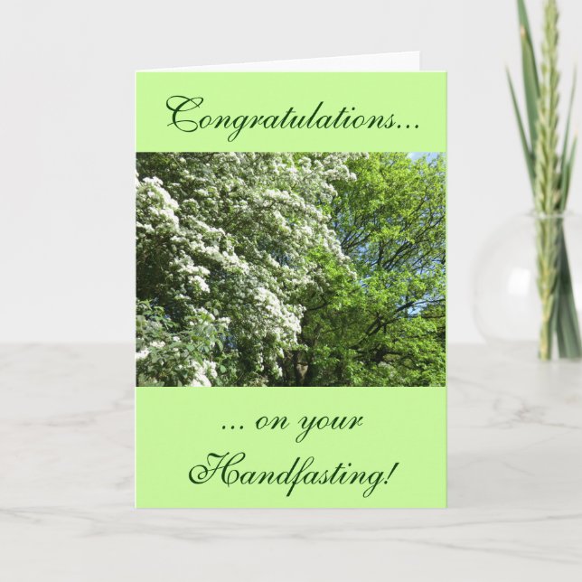 Cartão Pode piscar e puxar carvalho (Frente)