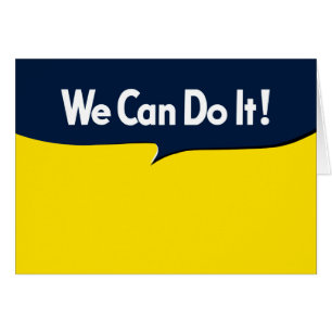 Cartão Podemos fazer isso, diz Rosie