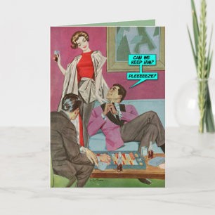 Cartão Podemos nós mantê-lo? [cartão engraçado]