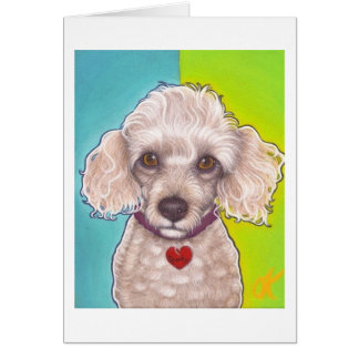 Cartão Poder da caniche!