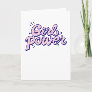 Cartão Poder da Menina