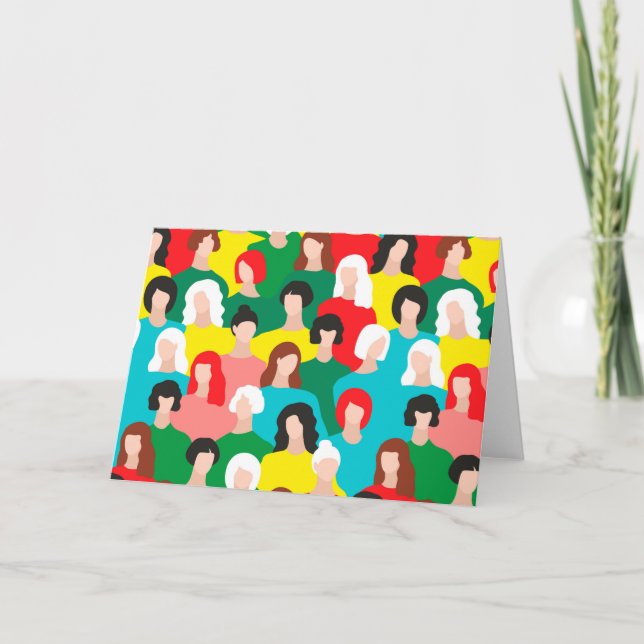 Cartão Poder das raparigas (Frente)