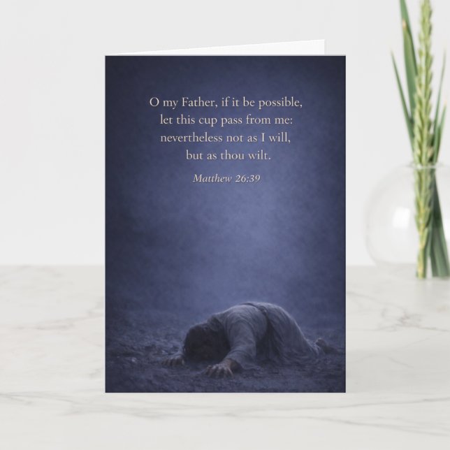 Cartão poderoso sobre o Amor de Deus (Frente)