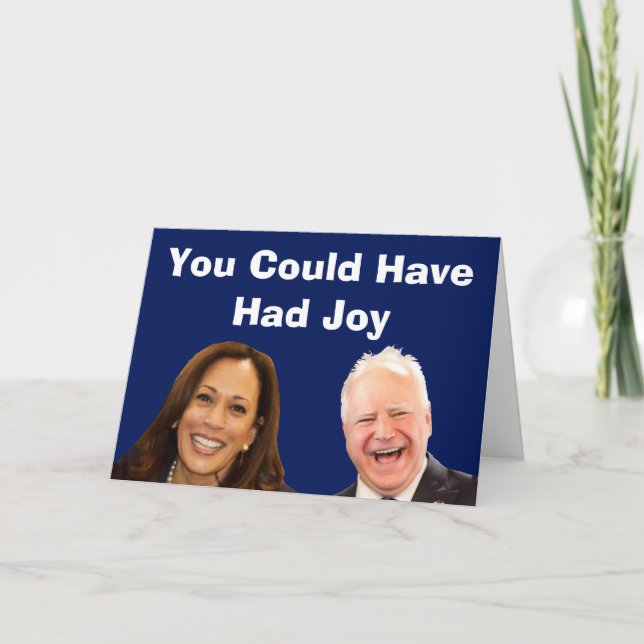 Cartão Podias Ter Alegria (Frente)