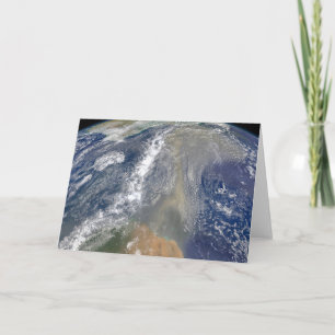 Cartão Poeira em direção à América do Sul