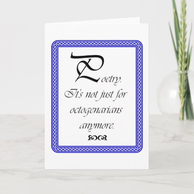 Cartão Poesia (Frente)