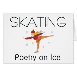 Cartão Poesia de patinagem SUPERIOR