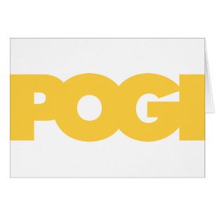 Cartão Pogi - amarelo