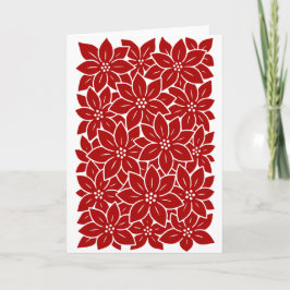 Cartão Poinsettia