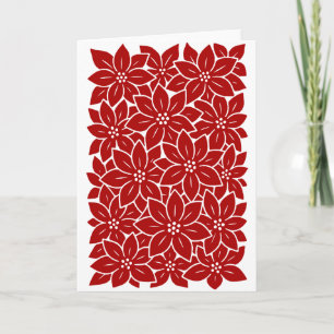Cartão Poinsettia