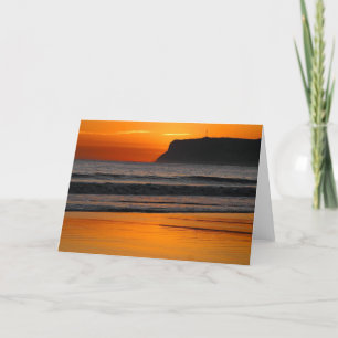 CARTÃO POINT LOMA BEACH SUNSET CARD
