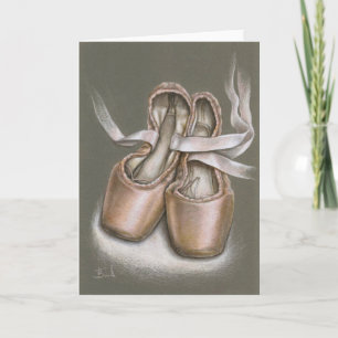 Cartão Pointe shoes
