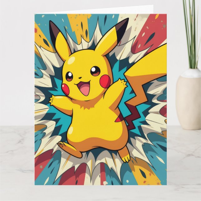 Cartão Pokémon und seine Treue Freunde (Frente)