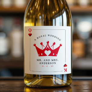 Cartão Poker do Rei e Rainha dos Corações do Casin