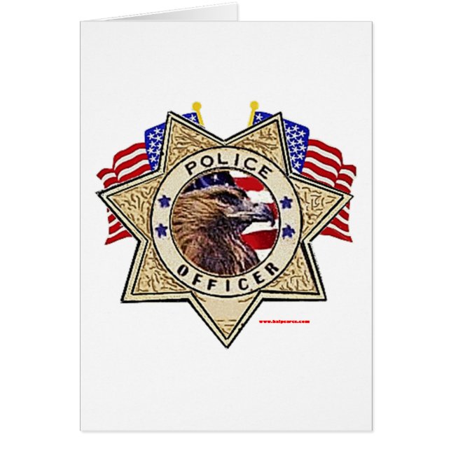 Cartão Police_Badge_Officer_Flags (Frente)