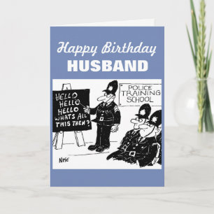 Cartão Policiais na Escola de Formação Policial