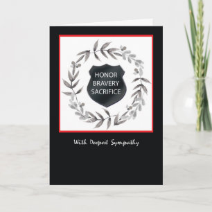 Cartão Policial Simpatia Black Wreath