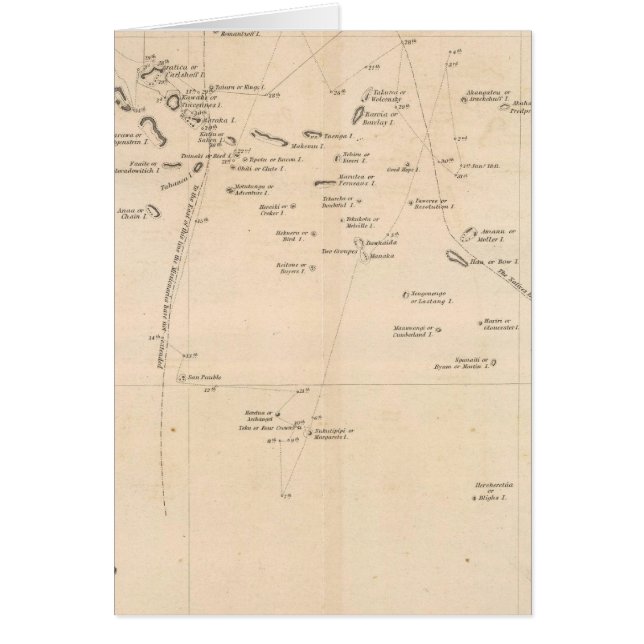 Cartão Polinésia (Frente)