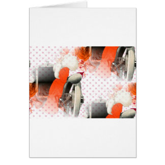 Cartão polkadots flapper