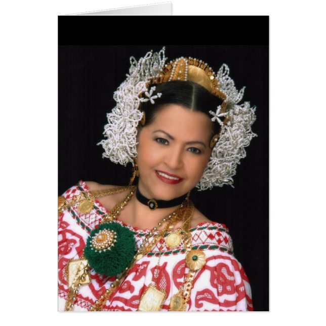 Cartão pollera2 (Frente)