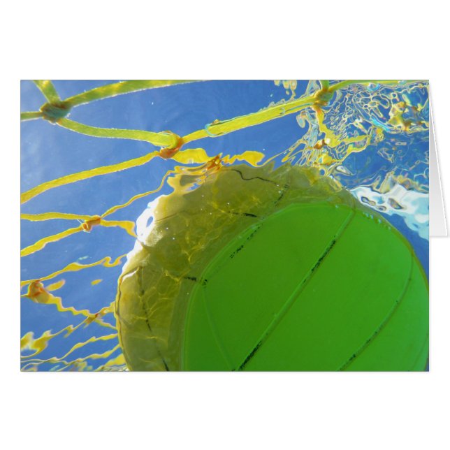 Cartão Polo aquático (Frente Horizontal)