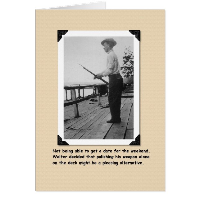 Cartão Polonês a arma (Frente)