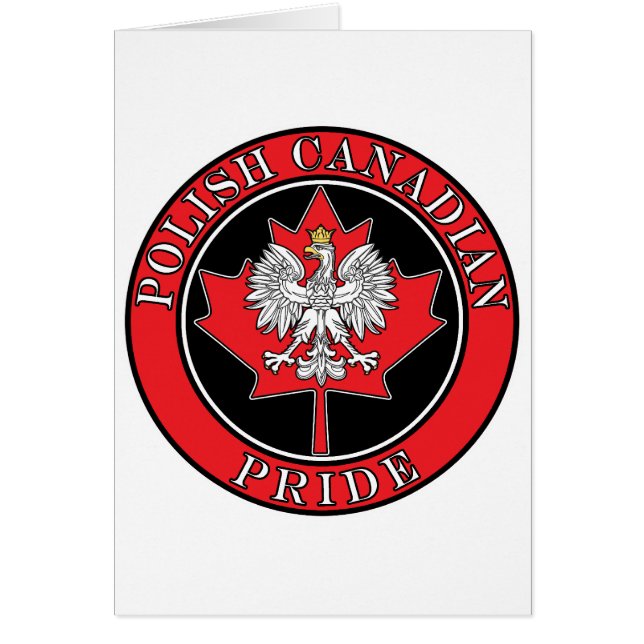 Cartão Polonês redondo (Frente)