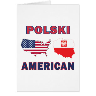 Cartão Polski American Map