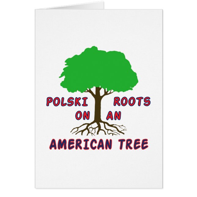 Cartão Polski American Roots (Frente)