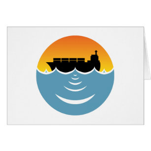 Cartão poluição sonora dos oceanos