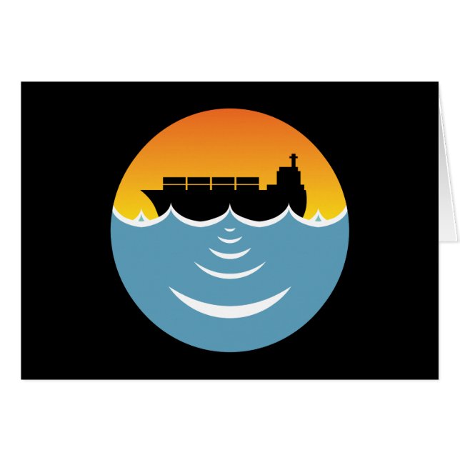 Cartão poluição sonora dos oceanos (Frente horizontal)