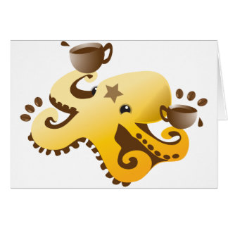 Cartão Polvo Barista