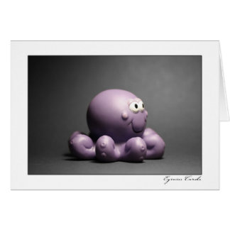 Cartão Polvo do banho