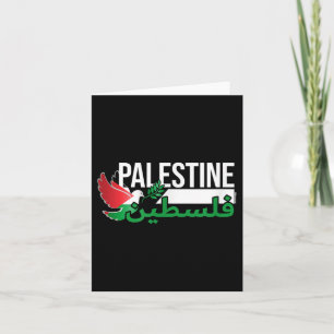 Cartão Pomba da Paz com Bandeira Palestina - Chamada à Pa