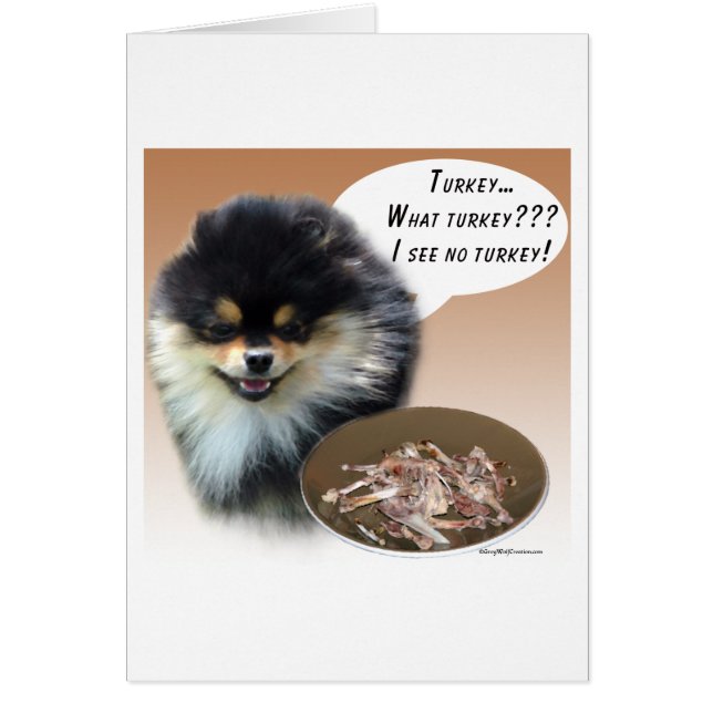 Cartão Pomerânia (blktan) Turquia (Frente)