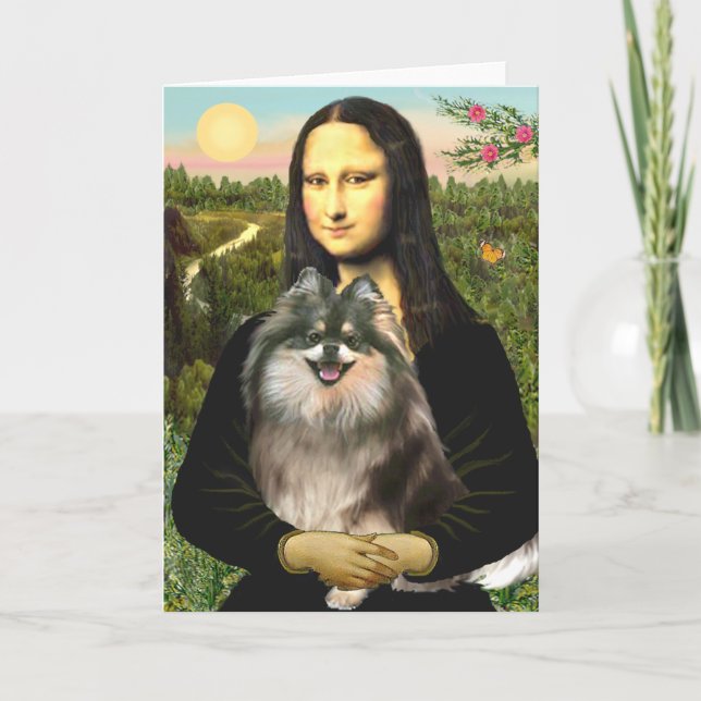 Cartão Pomerânia (Es) - Mona Lisa (Frente)