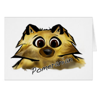Cartão Pomeranian