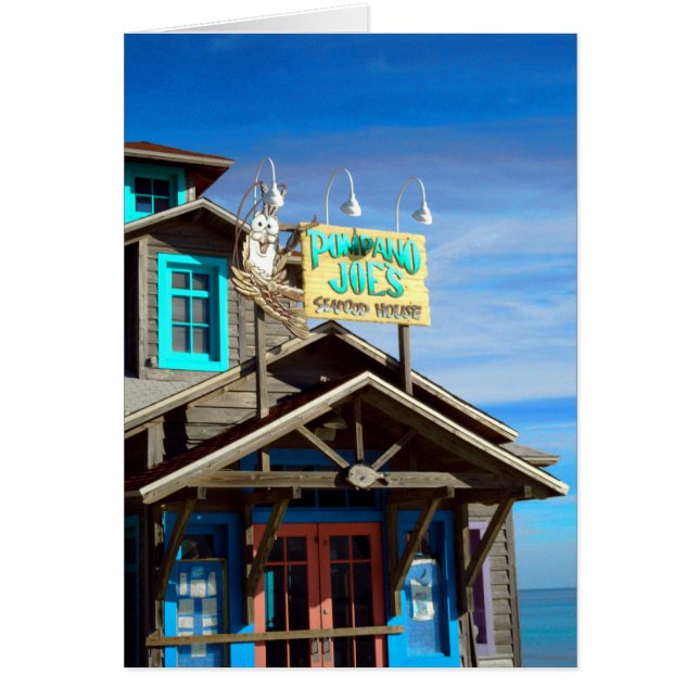 Cartão Pompano Joe (Frente)
