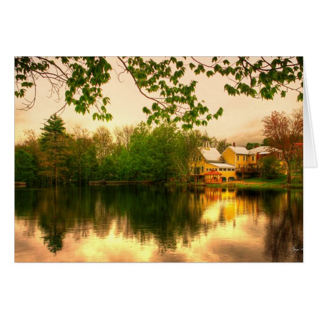 Cartão Pond Chocorua (Frente Horizontal)