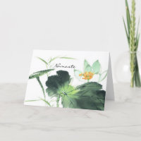 POND LOTUS PAZ l Arte de Pintura com Pincel Chinês