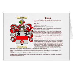 Cartão Ponder (significado)