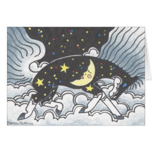 Cartão "Pônei da meia-noite "