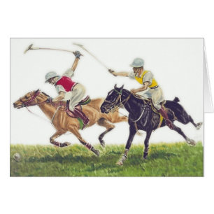 Cartão Pôneis de polo