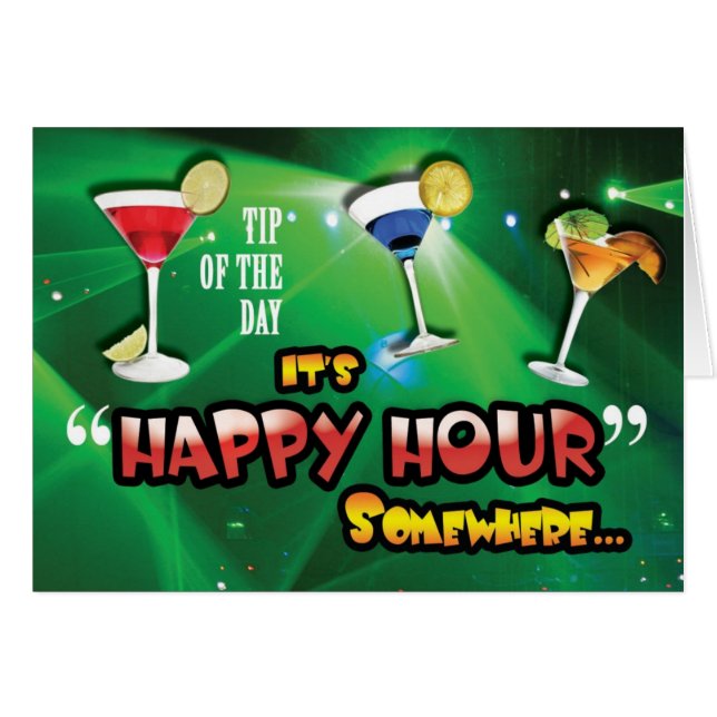 Cartão Ponta do dia (Frente Horizontal)