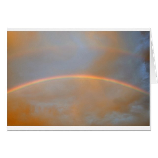 Cartão Ponte arco-íris (Frente Horizontal)