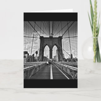 Cartão Ponte Brooklyn