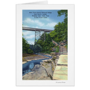Cartão Ponte Central do NY, Escada do Jacob